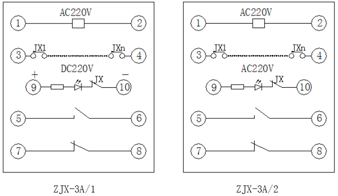 ZJX-3A剪斷銷信號(hào)裝置接線