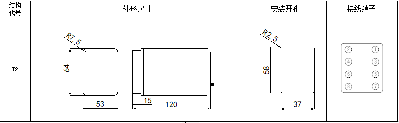DX-30、DX-30J系列信號繼電器尺寸圖